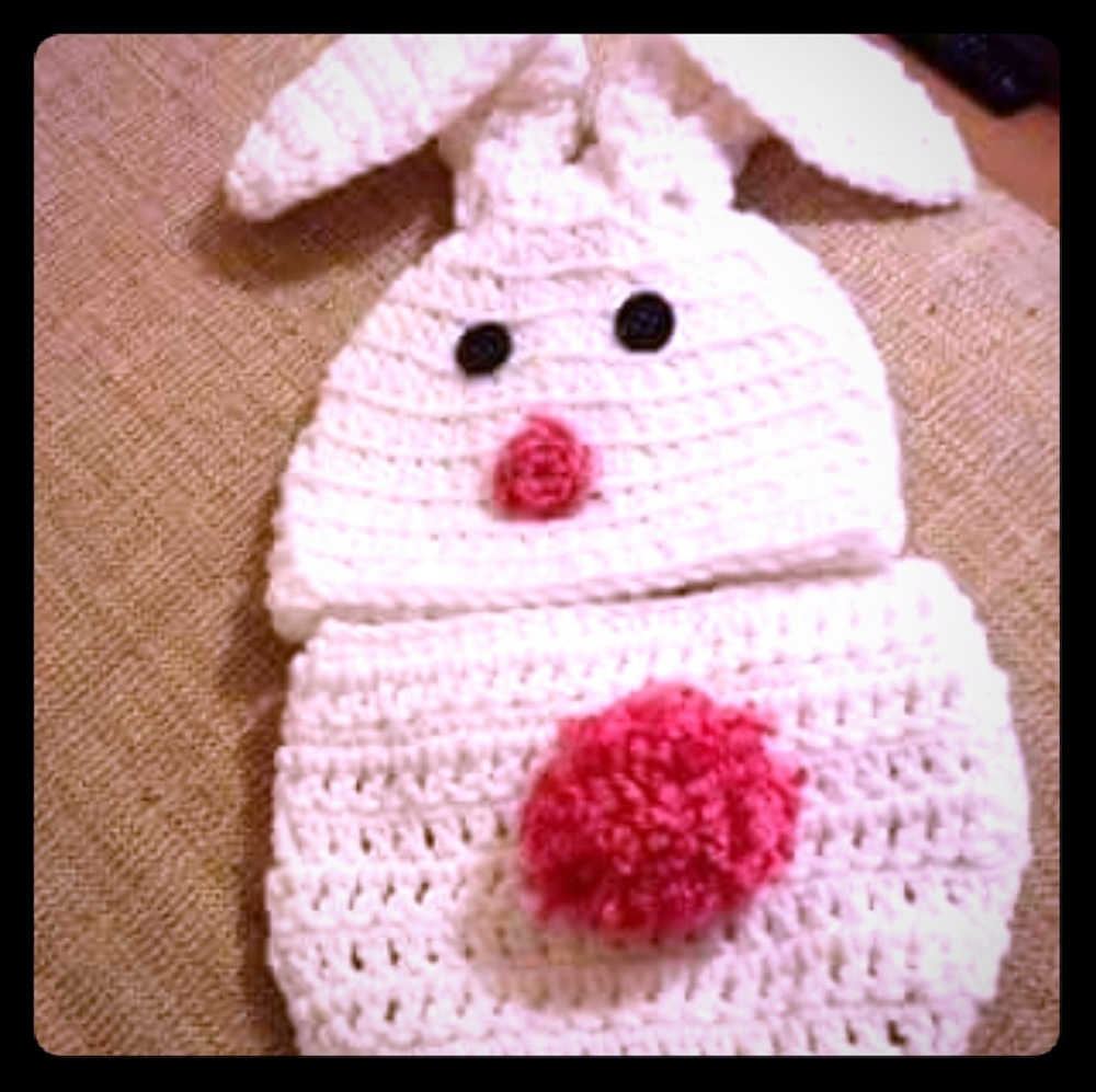 Hand made bunny set